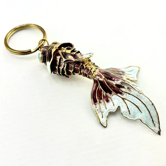 Boho & Spiritual Keychain MEGA Bundle - Lot of 5 (Koi, Elephant, Stone) - Picture 11 of 14